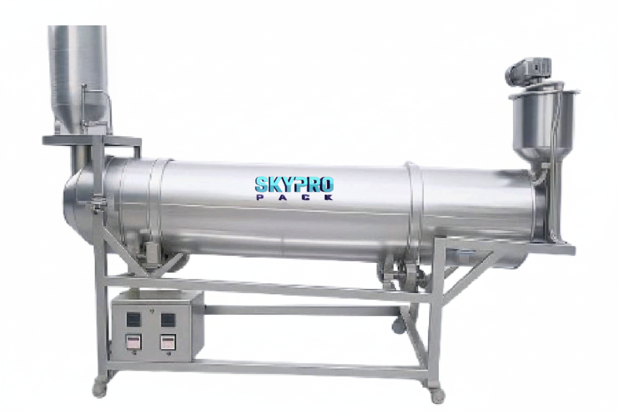 Rotary Flavouring Coating Machine